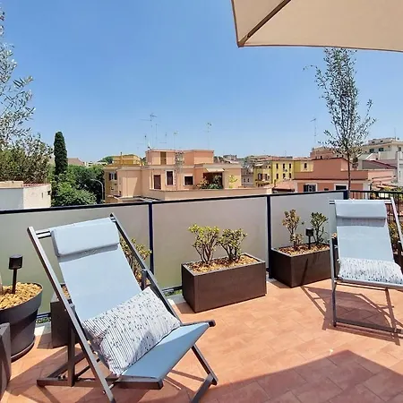 דירה Caracalla Charming Terrace Loft *