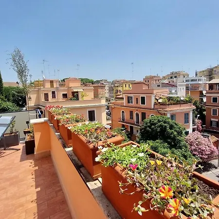 アパート Caracalla Charming Terrace Loft